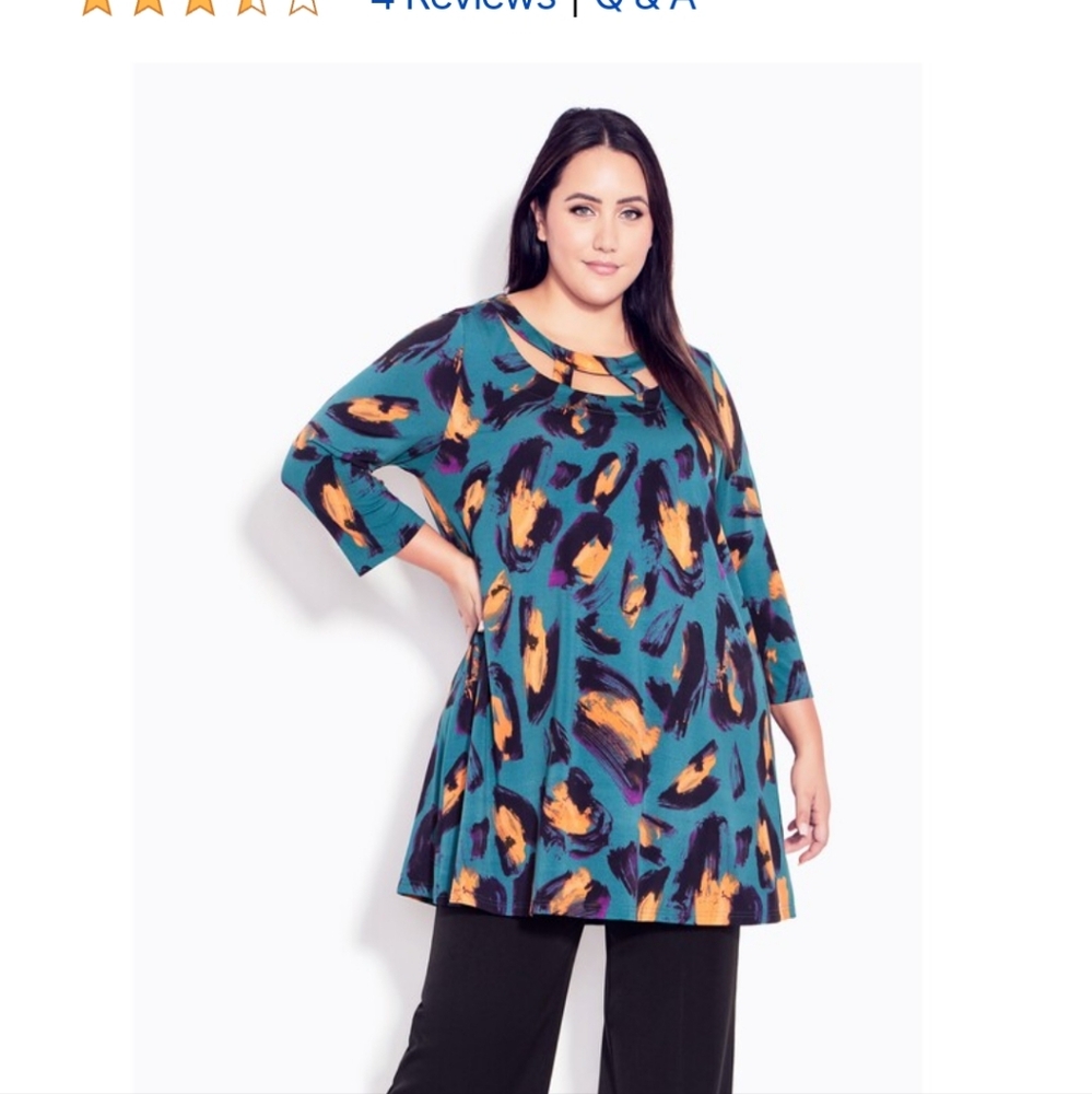 NWT, Tunic top, Size 18